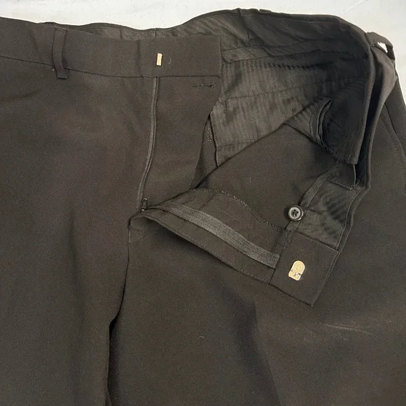 Men's‎ Dress Pants Size 36R Black Office Career Casual trouser - Picture 4 of 7